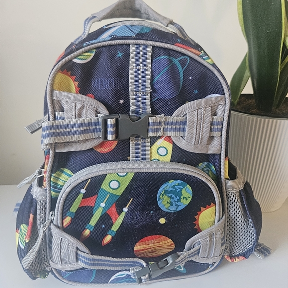 Pottery Barn Kids Navy Solar System Mini Backpack - Picture 2 of 9